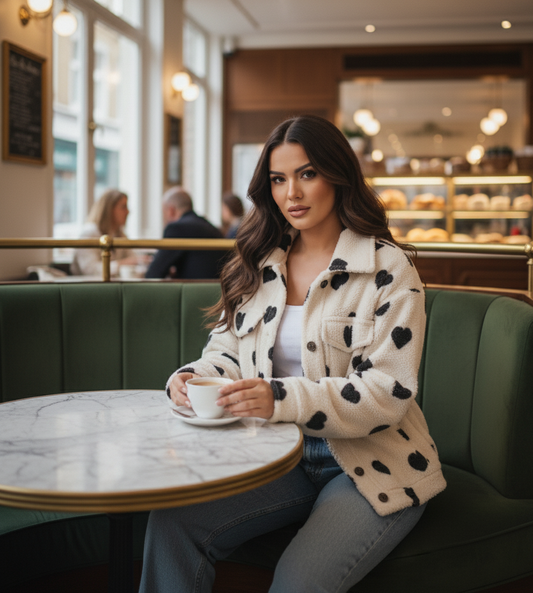 Women’s Heart Pattern Jacket