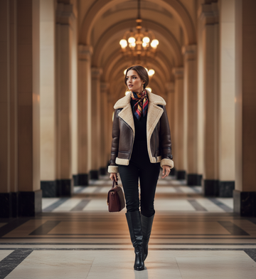 Women’s Warm Faux Sheepskin Jacket