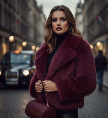 Women’s Fur Bomber Jacket