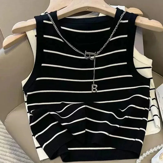 Striped Women's Tank Top – Light and Modern Touch