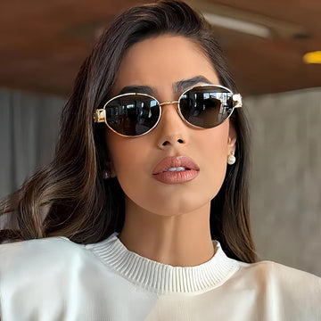 Modern Oval Metal Shades – Trendy Sunglasses for Everyone